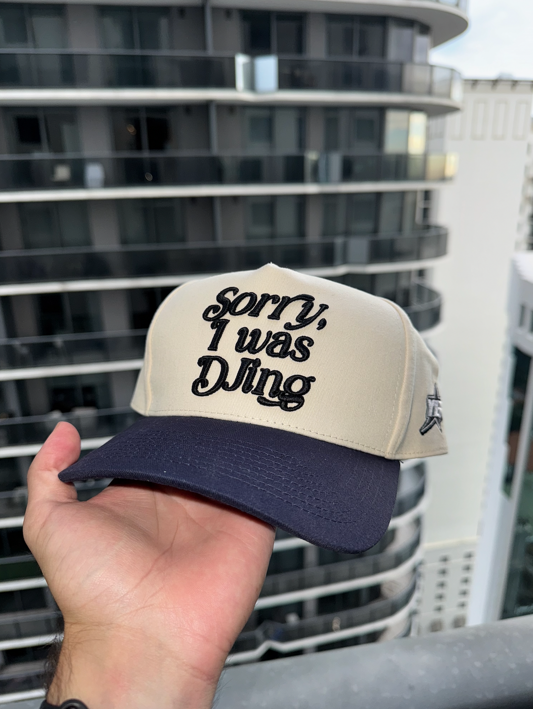 Sorry For Partying Jersey Shore Trucker Hat Funny Party Trucker Cap, Sorry for Party Rocking Hat, Fun  main image 4